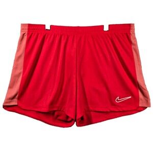 Nike Women's DRI-FIT Standard Fit Polyester Soccer Shorts Red large 00012